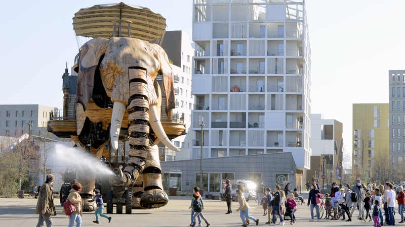 Sur 15 hectares, le plus grand parc urbain de Nantes voit se côtoyer habitants, touristes, commerçants, noctambules… pour une diversité d’usage qui en fait sa richesse et sa complexité. © Rodolphe Delaroque