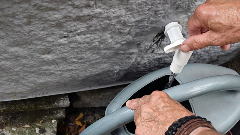 Une aide pour l'achat d'un récupérateur d'eau