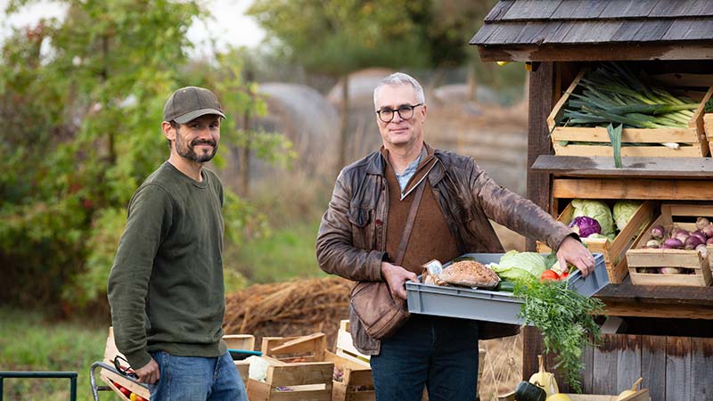 Bernard Viaud est comptable. En couple, il a 62 ans et habite Vertou. C’est un habitué des défis citoyens organisés par Nantes Métropole. Déchets, énergie, et deux défis alimentation. © Christiane Blanchard pour Nantes Métropole
