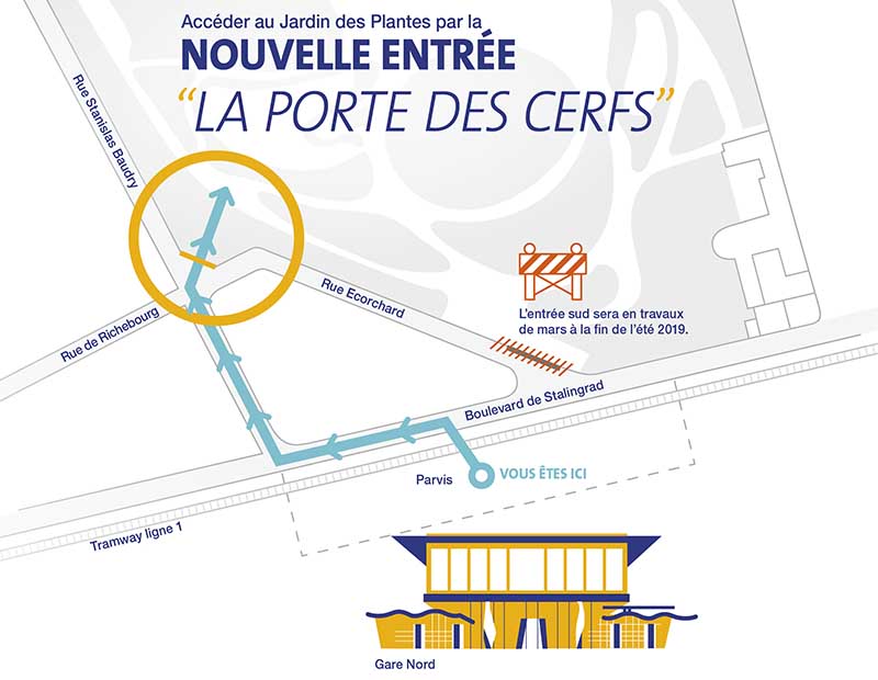 Le plan d'accès de la nouvelle Le plan d'accès de la nouvelle