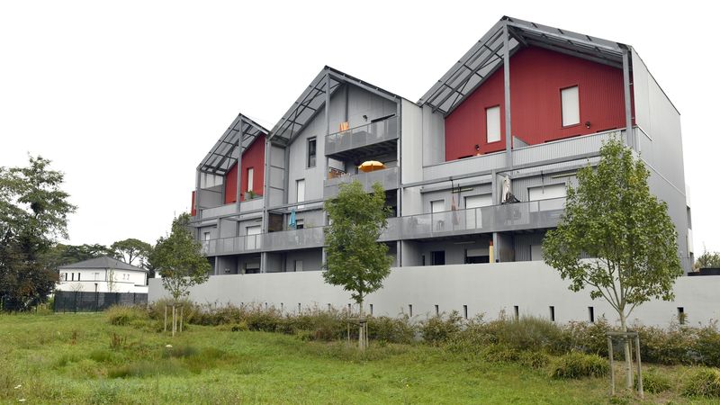 La Zac des Deux Ruisseaux, à Thouaré-sur-Loire. 400 logements sont déjà sortis de terre. © Rodolphe Delaroque pour Nantes Métropole