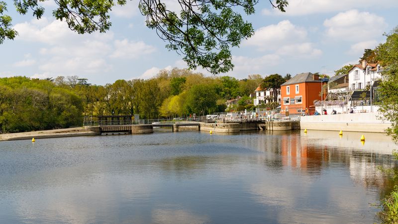 La Chaussée des Moines est le premier verrou de la rivière, après le barrage mobile de Pont-Rousseau, au confluent de la Sèvre nantaise et de la Loire. © Paul Pascal / Département de Loire-Atlantique