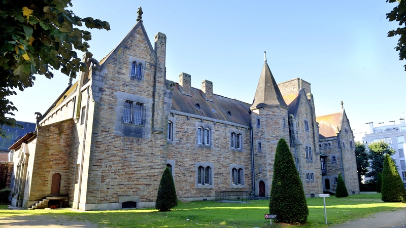 Les jardins du Musée Dobrée avant les travaux. ©  Archives Stephan Ménoret pour la Ville de Nantes