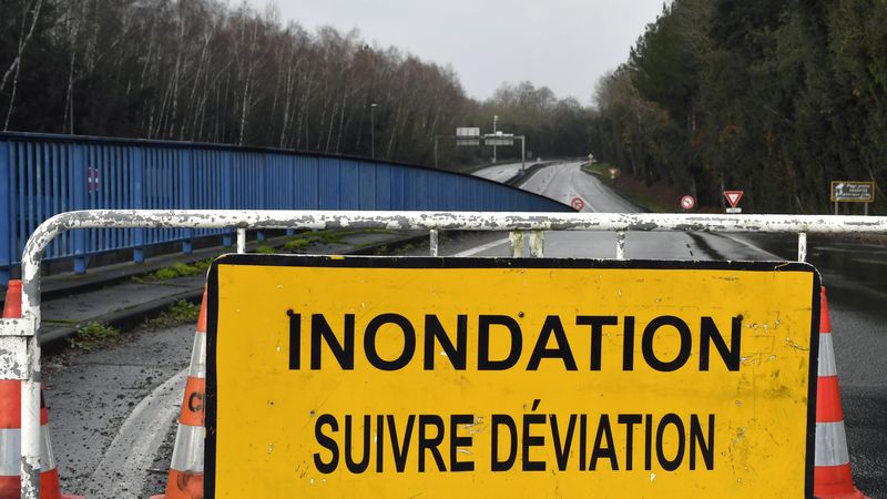 Lors de la tempête Kirk, à l'automne dernier, des inondations ont touché Nantes. © Rodolphe Delaroque