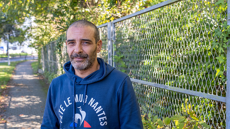 Ahmed Ben Said dirige l'association Fête le Mur depuis son installation à Nantes en 2006 © Patrick Garçon