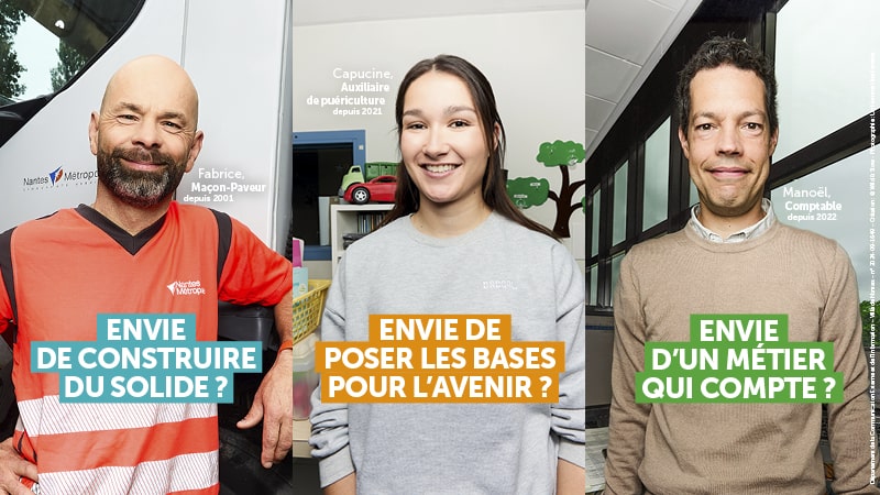 La Ville de Nantes et Nantes Métropole recrutent, rejoignez-nous ! La Ville de Nantes et Nantes Métropole recrutent, rejoignez-nous !