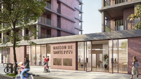 Maison de santé - Février 2024. Ouverture de cet équipement de proximité. Une vingtaine de professionnels de santé exercera dans ce lieu de prévention, d’éducation à la santé et de vie associative.
