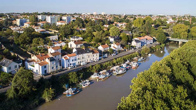 Les bords de Sèvre, le quai Léon-Sécher