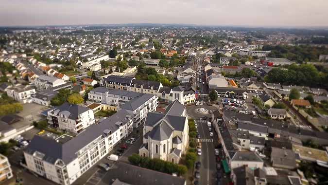 La ville de Sainte-Luce sur Loire